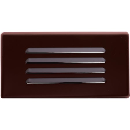 Elco Lighting CFL Step Light with Louvered Faceplate ELST49BZ